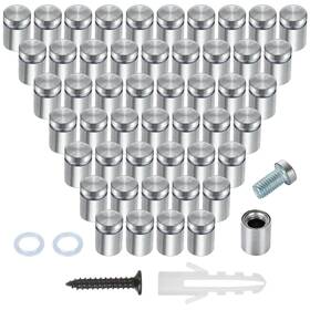 Fviexe Standoffscrews-50pcs-sr 50pcs 1/2 X 3/4 Inch Stainless Steel Standoff Screws Metal Standoff