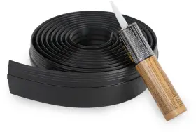 Gfthresh20mb G-floor 20 Ft. Door Threshold Trim Mounts Garage Seal Length Midnight Black