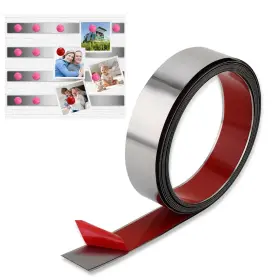 Cx-5007-y-4cm Gaahing Self-adhesive Backing Metal Tape Flexible Ferrous Memo Strips For Magnets B Cx-5007-y-4cm Gaahing Self-adhesive Backing Metal Tape Flexible Ferrous Memo Strips For Magnets B