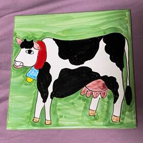 Gianfranco Ferre A58af116-9380-4 Painted Tile