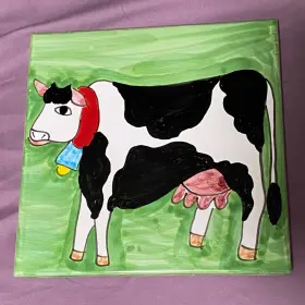 A58af116-9380-4 Gianfranco Ferre Painted Tile
