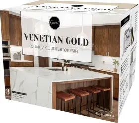 54354 Giani Home Marble Easy Epoxy Countertop Paint Kit Venetian Gold Color 159 Oz
