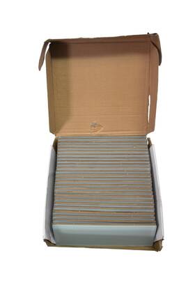 Giorbello G3916 Mosaic Glass Subway Tile 3x9 Baby Blue Glossy 27 Pcs 5 Sq Ft