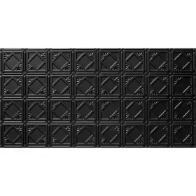 Global Specialty Products 445004166186 Dimensions 2 Ft. X 4 Glue Up Tin Ceiling Tile In Matte Black