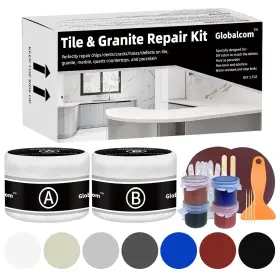 Globalcom 726084810679 Tile And Granite/marble Repair Kit Porcelain Stone Quartz Counter Globalcom 726084810679 Tile And Granite/marble Repair Kit Porcelain Stone Quartz Counter