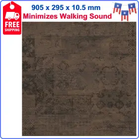 56021901 Go4cork Vintage Dark Brown Cork Flooring Tiles Pvc-free And Durable 22.992ft / Box Premium