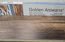 1142646 Golden Arowana Timberland Oak Waterproof 4mm Plank Hdpc Flooring 19.69 Ft Disc