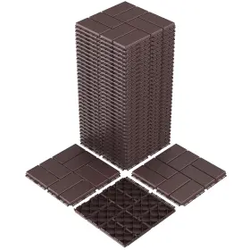 Gv-36pdtdb-4p Goovilla Plastic Interlocking Deck Tiles 36 Pack Outdoor Patio Flooring Gv-36pdtdb-4p Goovilla Plastic Interlocking Deck Tiles 36 Pack Outdoor Patio Flooring