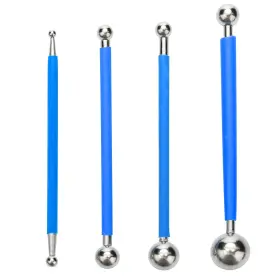 A017-ct Gozola Concrete Countertop Caulking Tool Metal Ball Tile Caulk Finishing Used A017-ct Gozola Concrete Countertop Caulking Tool Metal Ball Tile Caulk Finishing Used