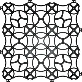 S562hd Gravalock Permeable Paver Slim Grid 22 Inch X 1 Plastic Black 12-pack