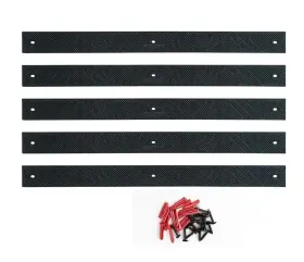 Greentec 427020309747 5 Pack 24 Inch X 2 600mm 50mm Non-slip Decking Strips Hard Wearing Polypro
