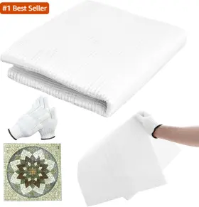 Gretjob 313024665668 40 Inch X 80 Mosaic Mesh For Back Mounted Tile With Gloves Fiberglass M