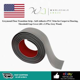 Greymond G58sl8l86 Floor Transition Strip Self-adhesive Pvc Trim Carpet To Flooring 4ft X 1.97in