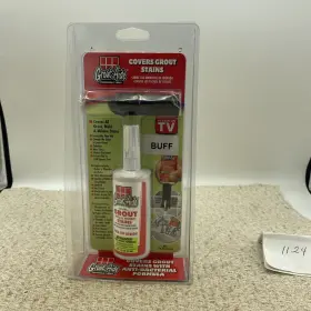 Grout-aide 077223058026 And Tile 2 Oz Bottle With Fiber Nib Wheel Applicator Brand New