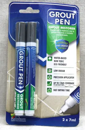Gp81115s Grout Pen Grey Tile Paint Marker Waterproof Colorant /sealer 2pk