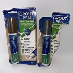 Gp81210 Grout Pen 2x Brown And Gray Tile Paint Marker Waterproof Colorant