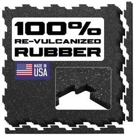 Grytfit Grft2x2rv Interlocking Rubber Floor Tiles 12mm Heavy Duty 100% Gym Flooring