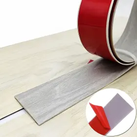 Guokller 755955202732 6.56 Ft Vinyl-floor-transition-strip-self-adhesive Rubber Door Transition Str