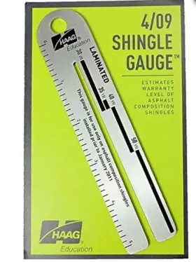 43239-198119 Haag Engineering 4/09 Shingle Gauge 43239-198119 Haag Engineering 4/09 Shingle Gauge