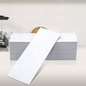 Hailsea 809826000322 Peel And Stick Backsplash Marble Tiles 4 Inch X12 24 Sheets For Kitchen Bathro