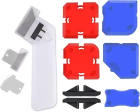 Haishikeji 705353315985 11 Piece Set Professional Caulking Tool Kit Silicone Sealant F Haishikeji 705353315985 11 Piece Set Professional Caulking Tool Kit Silicone Sealant F