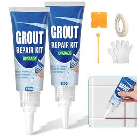 Halldeli Mfj-3hao-200g-eu-li Tile Grout Repair Kit 2 Pack White Fast Drying Filler For Bathroom Kitch