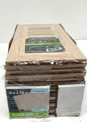 E1448fmu04x10 Hampton Bay Lot Of 7 4 Inch X 10 Oak Wood Flush Mount Grilles Unfinished E1448fmu04x10 Hampton Bay Lot Of 7 4 Inch X 10 Oak Wood Flush Mount Grilles Unfinished