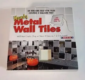 Handy Hardware Corp. 039189023043 Lot Of 3 Metal Wall Tiles 4 Inch White 24 New