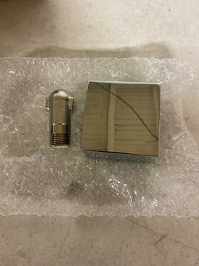 Hansgrohe 36732001 Axor 1/2 Inch Thread Modern 2 Wall Outlet In Chrome