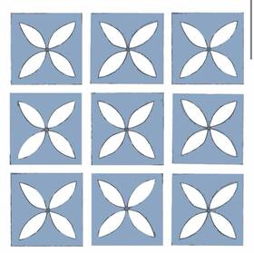 Harvey 060599910246 Maria Cornflower Blue Ltc5029 Flooring 36 Pcs Covers Sq Ft