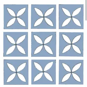 Ltc5029 Harvey 060599910246 Maria Cornflower Blue Flooring 36 Pcs Covers Sq Ft