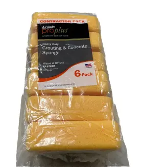 Heavy Duty 070881006637 Armaly Proplus Grouting And Concrete Sponge 6 Pack Heavy Duty 070881006637 Armaly Proplus Grouting And Concrete Sponge 6 Pack
