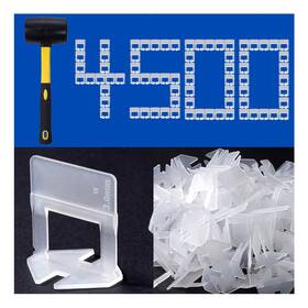 Heiluon 730756197746 Tile Leveling System Clips Tiles Leveler Spacers 1/8 Inch Spa