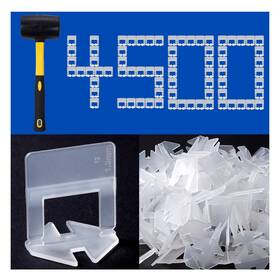Heiluon 730756629483 Tile Leveling System Clips Tiles Leveler Spacers 1/16 1/16-4500