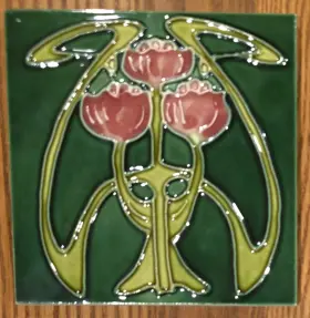 657899090 Henry Art Nouveau Vintage Ceramic Tile Majolica Reproduction More Available Green 657899090 Henry Art Nouveau Vintage Ceramic Tile Majolica Reproduction More Available Green
