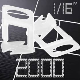 Hepflanze Tlsc-20221022 1/16 Inch Tile Leveling System Spacers 2000 Pcs Clips Kit Preven
