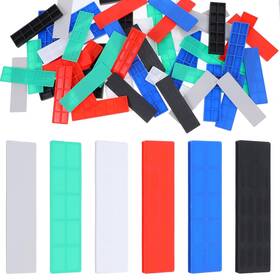 Hofurme Mrjvyjpi6 300 Pieces Plastic Shims For Leveling Tile Furniture 3/64 5/64 1/8 5