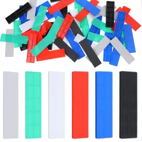 Mrjvyjpi6 Hofurme 300 Pieces Plastic Shims For Leveling Tile Furniture 3/64 5/64 1/8 5