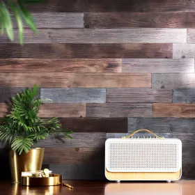 Holydecot 750193035616 Nail Up Paneling Wood Wall Panels Real Solid Planks Diy Easy
