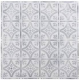Holydecot 793169518164 Tin Wall Tiles 24x24 Nail-up Stair Risers Metal Ceiling 5 Pack Anti
