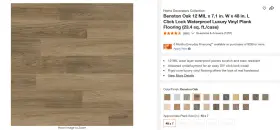 1010577606 Home Decorators 088969144751 Benston Oak Vinyl Plank Flooring Sku# - 20 Cases