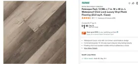 Home Decorators 747583127945 Pallet Sale - Palenque Park Flooring 12mil 36 Cases