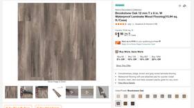 Home Decorators 846184014736 Pallet Sale - Brookstone Oak 12mm Wood Flooring 21 Cases