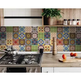 2000400028 Homeroots 7 Inch Yellow Auguri Geo Peel And Stick Removable Tiles 2000400028 Homeroots 7 Inch Yellow Auguri Geo Peel And Stick Removable Tiles