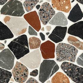 Hometitut 799849961701 10pcs 12x12 Inch Terrazzo Stone Look Peel And Stick Floor Tiles Removable Self A