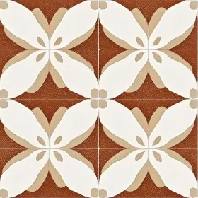 Jitp25616174xf Hometitute 10pcs 12x12 Inch White Beige Brown Petal Pattern Floor Tiles Peel And Stick R