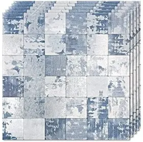 B09n7hzd7j Homey Mosaic Peel And Stick Tile Backsplash Metalic Panel 30 Sheets Patchwork Blue