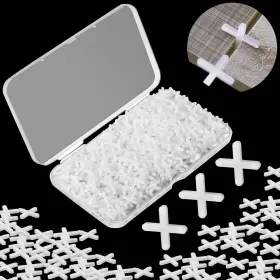 Honoson 726084743076 500 Pieces Wide Tile Spacers Tiles Leveler Replaceable Levelers