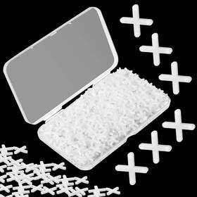 Honoson Honoson-98813 500 Pieces Wide Tile Spacers Tiles Leveler 1/8 Inch Clear
