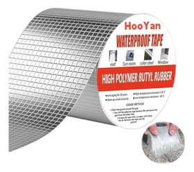 Hooyan Jj200172 Butyl Tape Waterproof Aluminum Foil For Outdoor Use Corrosion Resistant